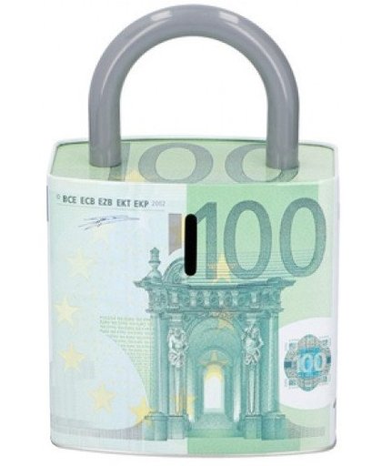 Amigo spaarpot biljet 100 euro groen 25 cm