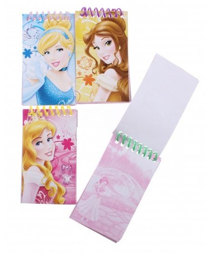 Toi Toys notitieboekjes Princess 4 stuks 10 cm