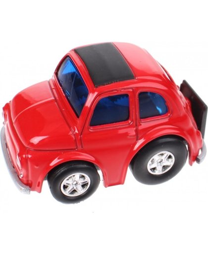 Goki metalen mini racer Fiat rood 5 cm