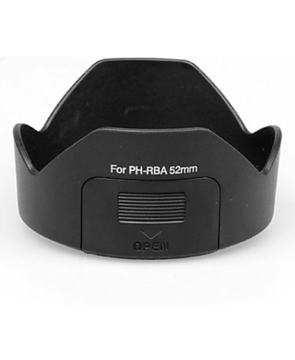 Zonnekap type PH-RBA 52mm / Lenshood voor Pentax objectief (Huismerk)