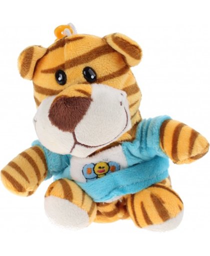 Toi Toys knuffel met sleutelhanger tijger 22 cm