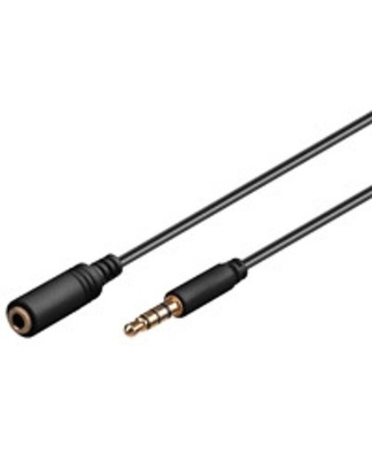 Goobay 0.5m 3.5mm 0.5m 3.5mm 3.5mm Zwart audio kabel