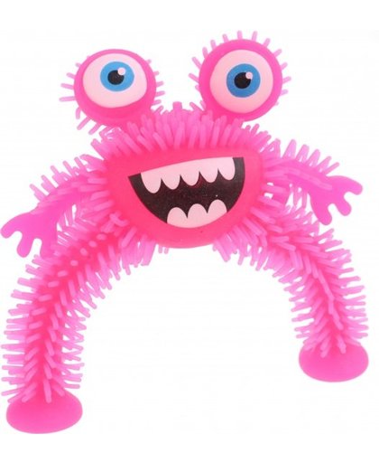 Toi Toys kneedfiguur elastisch monster roze 10 cm
