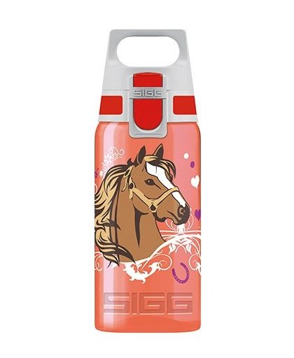 Sigg Viva drinkbeker paarden 500 ml rood