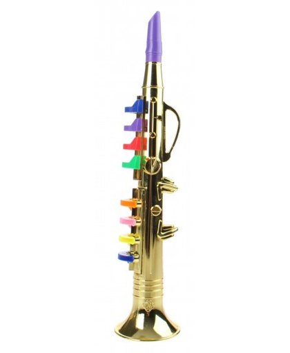 Toi Toys Clarinet 8 kleppen goud 36 cm