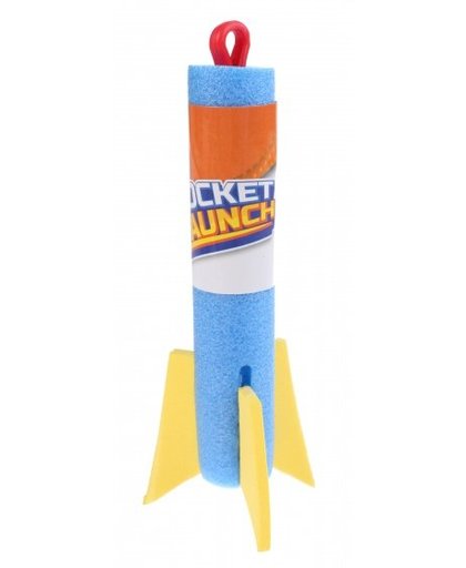 Toi Toys Rocket Launch raket 15 cm blauw