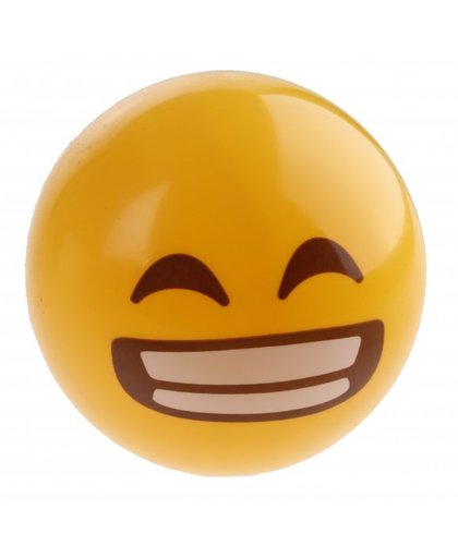 Johntoy Emojione bal Tanden geel 12cm