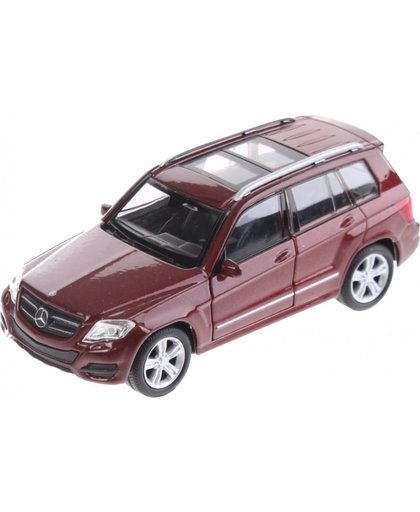 Toi Toys miniatuur Mercedes Benz GLK 350 bordeaux