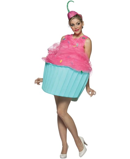 Cupcake kostuum voor dames  - Verkleedkleding - One size