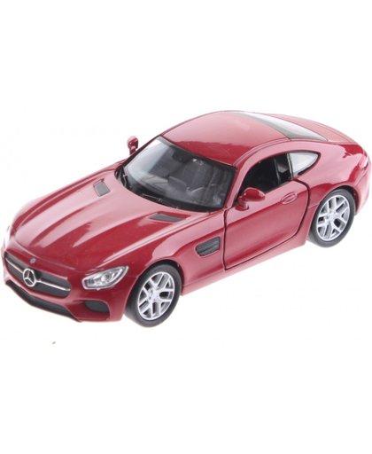 Toi Toys miniatuur Mercedes Benz AMG GT rood