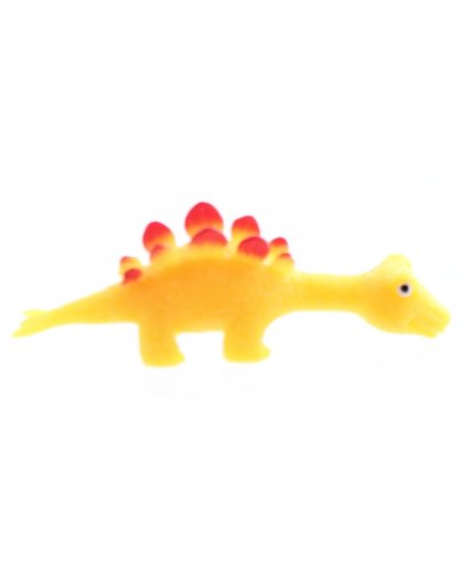 Johntoy Slingshot dinosaurus katapult 11 cm geel