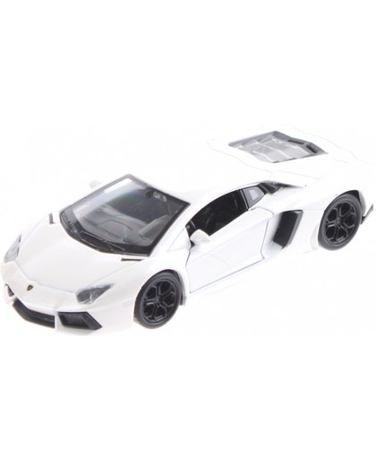 Welly miniatuur Lamborghini Aventador wit