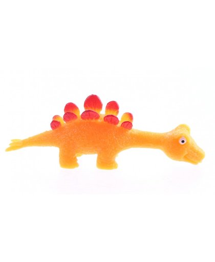 Johntoy Slingshot dinosaurus katapult 11 cm oranje