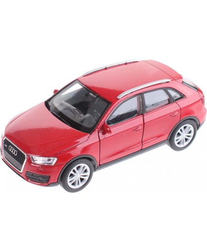Welly miniatuur Audi Q3 rood