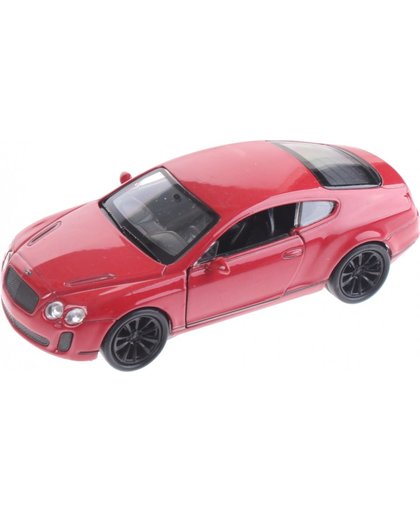 Welly miniatuur Bentley Continental rood