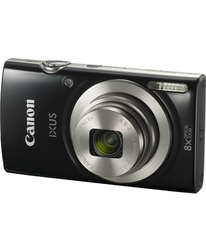 Canon Digital IXUS 185 Compactcamera 20MP 1/2.3" CCD 5152 x 3864Pixels Zwart