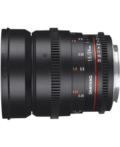 Samyang 24mm T1.5 Vdslr Ed As If Umc II - Prime lens - geschikt voor Fujifilm X