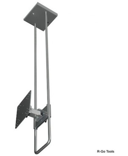 R-Go Tools Steel Top Down Plafondbeugel, verstelbaar, zilver