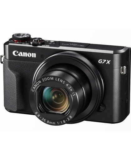 Canon PowerShot G7X Mark II Compactcamera 20.1MP 1" CMOS 5472 x 3648Pixels Zwart