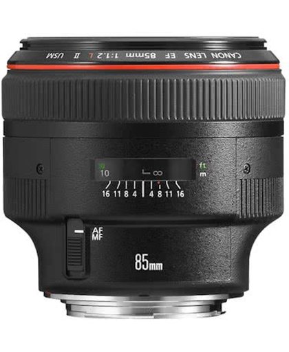 Canon EF 85mm f/1.2 L USM II Lens Telelens Zwart