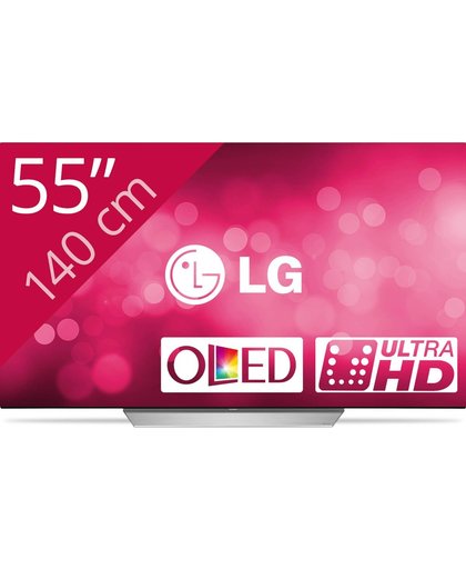LG OLED55C7V LED-Fernseher 139,7 cm (55 Zoll) 4K Ultra HD Smart-TV WLAN Silber
