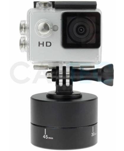 Captec 360 Timelapse, Timelapse rotator van metaal voor GoPro en andere camera's. Maximaal bereik 360graden (60min).