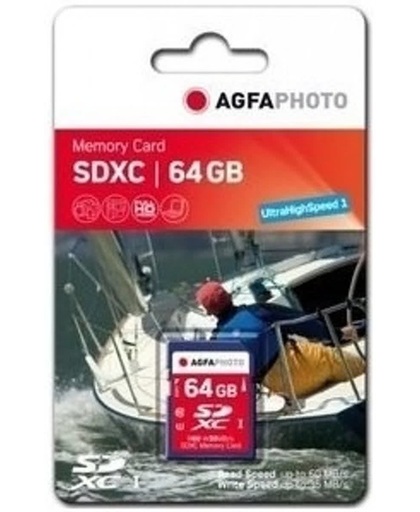 AgfaPhoto 64GB SDXC 64GB SDXC Klasse 10 flashgeheugen
