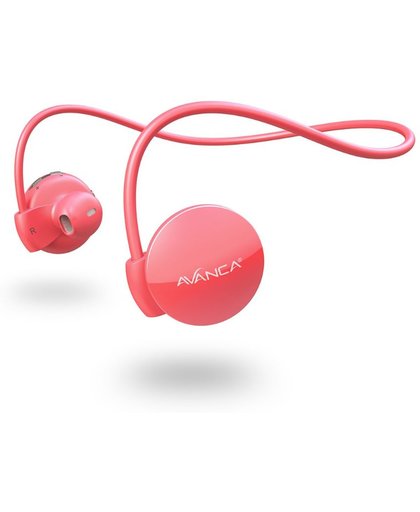 Avanca S1 Sport Headset - Koraalroze mobiele hoofdtelefoon