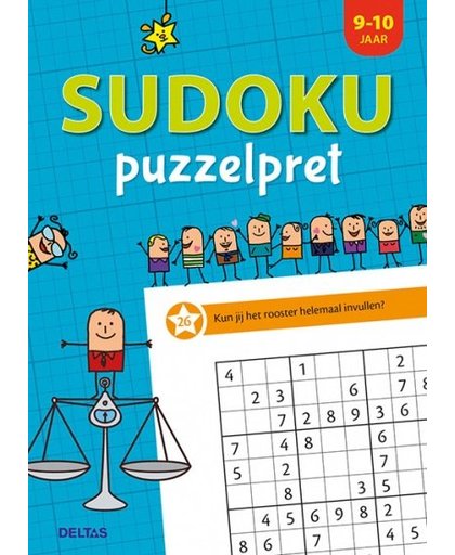 Deltas puzzelboek Sudoku puzzelpret 9 10 jr 22 cm