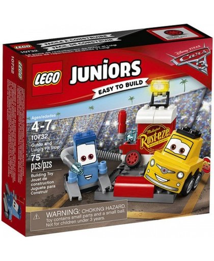 LEGO Juniors: Disney Cars 3 Guido en Luigi's pitstop (10732)