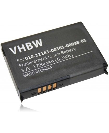 VHBW Accu Batterij Garmin Nuvi 500 - 1700mAh