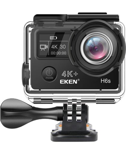 Action Camera EKEN H6s 4K  EIS (elektronische beeldstabilisatie)  + Afstandbediening + Wifi +  Panasonic Chipsensor + Extra Accu