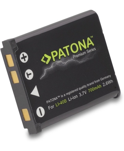 PATONA Premium Battery f. Olympus Li40B Olympus mju 700 720SW 725SW 730