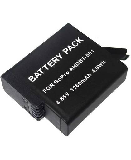 QooQoon GoPro Hero 5 Batterij - GoPro Rechargeable Battery Hero5 Black