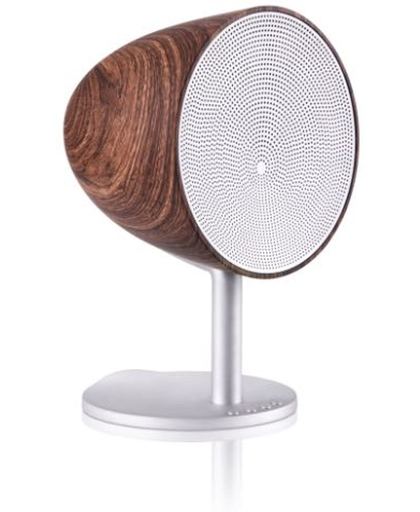 Premium draadloze Bluetooth-luidspreker met een houten ontwerp van topkwaliteit - stijlvolle, diepe bas, kwalitatief vol geluid, oplaadbaar