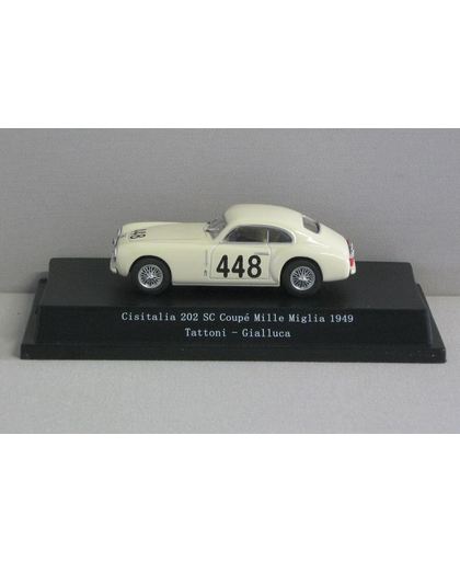 Cisitalia 202 SC Coupé #448 Mille Miglia 1949 1:43  Starline Models Beige 159457