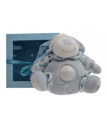 Lelly Knuffelbeer met nachtlamp jongens 22 cm blauw
