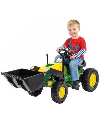 Toyrific Trapvoertuig tractor 109 x 45 x 61 cm groen/ geel