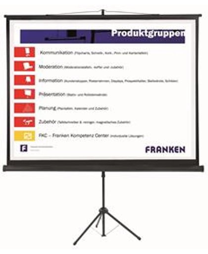 Franken Projectiescherm 180 x 180 cm - op statief