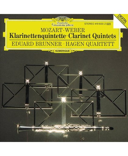 Mozart, Weber: Clarinet Quintets / Brunner, Hagen Quartet