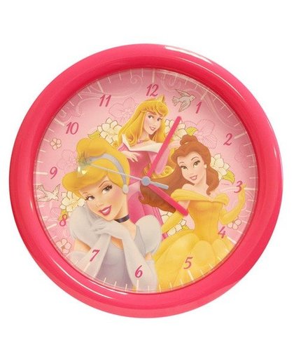 Disney Klok Princes Roze 30 cm