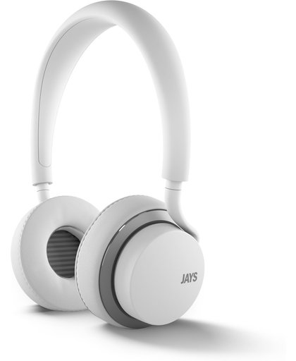 u-JAYS - On-Ear Koptelefoon - Gemaakt voor Apple iOS iPod / iPhone / iPad - Wit & Zilver