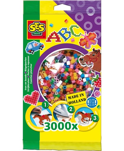 SES Creative 00771 kunst- & knutselset voor kinderen Kids' bead set 3000 stuk(s)