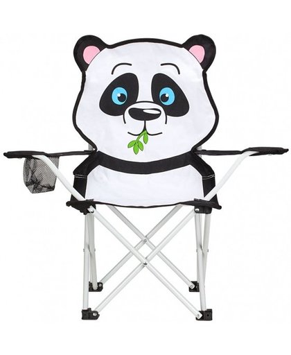 Abbey vouwstoel panda junior wit/zwart 60 x 34 x 66 cm