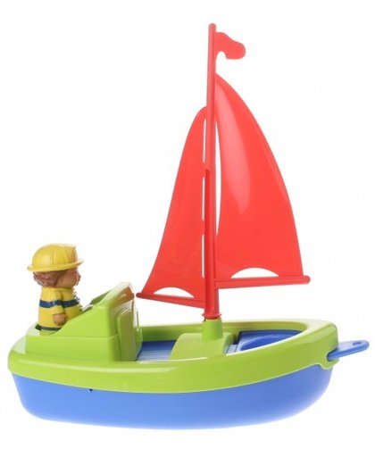 écoiffier boot met figuur groen 22 cm