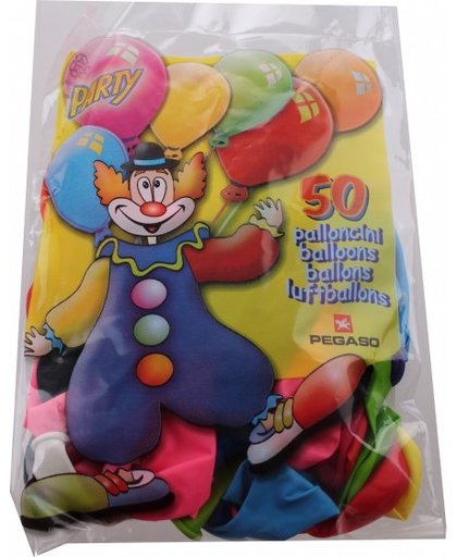 Pegaso feest ballonnen 50 stuks