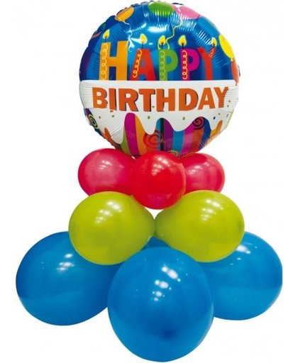 Pegaso ballonnen set happy birthday 75 cm