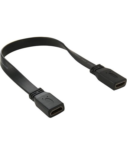 Hoge snelheid HDMI 19 Pin vrouwtje naar HDMI 19 Pin vrouwtje Connector Adapter kabel, Versie 1.4, Lengte: 30cm