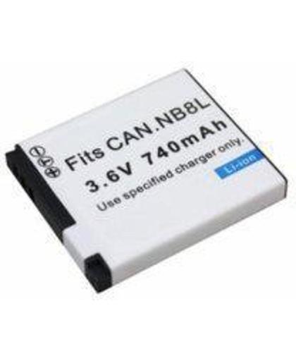 NB-8L / NB8L Camera Batterij / Camera Accu voor Canon camera's