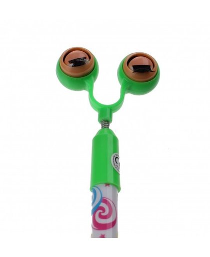 Toi Toys pen met bewegende ogen 20 cm groen
